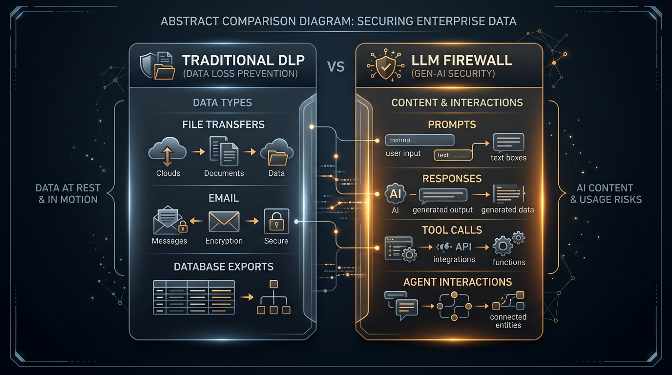 Enterprise LLM Firewall vs Traditional DLP: What's Different and Why It Matters
