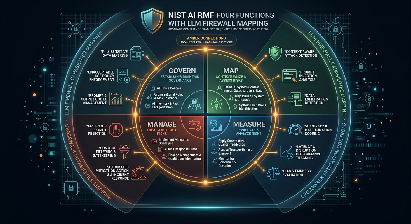 The NIST AI RMF for Generative AI: How LLM Firewalls Support Compliance
